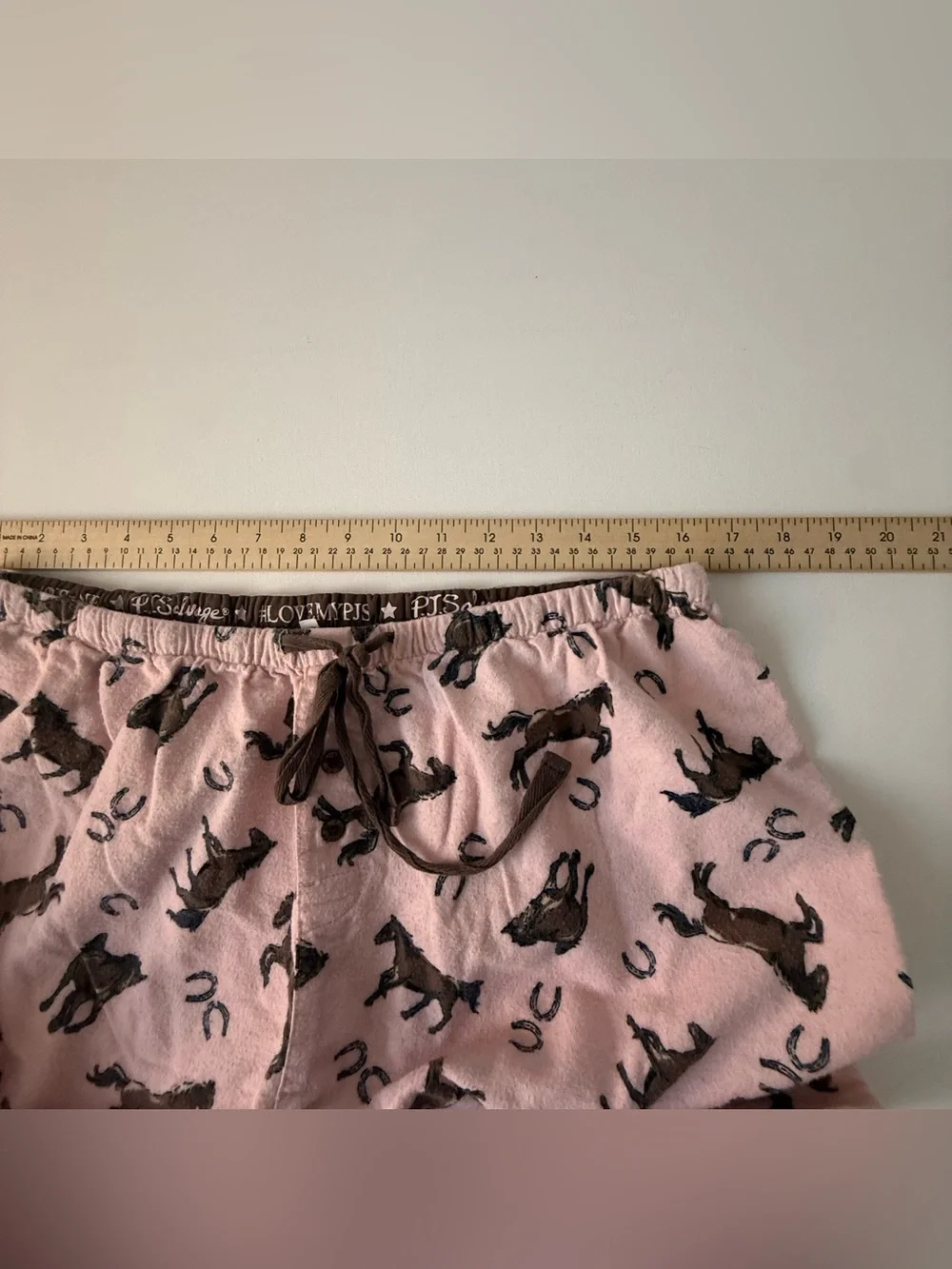 P.J. Salvage Pink Horse-Print Pajama Set